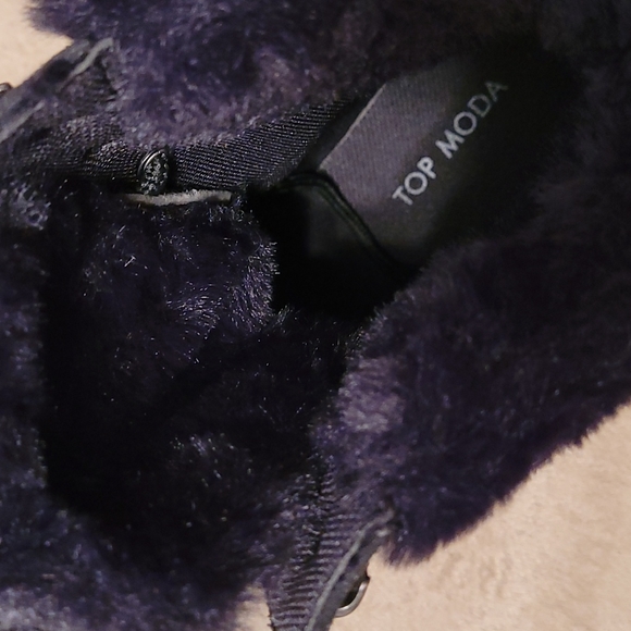 Fur Trim Combat/Hiking Boots - BRAND NEW - Picture 9 of 9